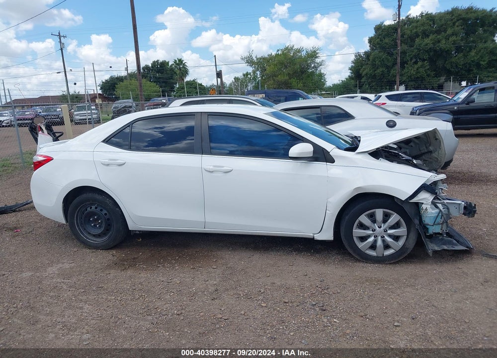 2016 TOYOTA COROLLA LE VIN: 5YFBURHE9GP409535