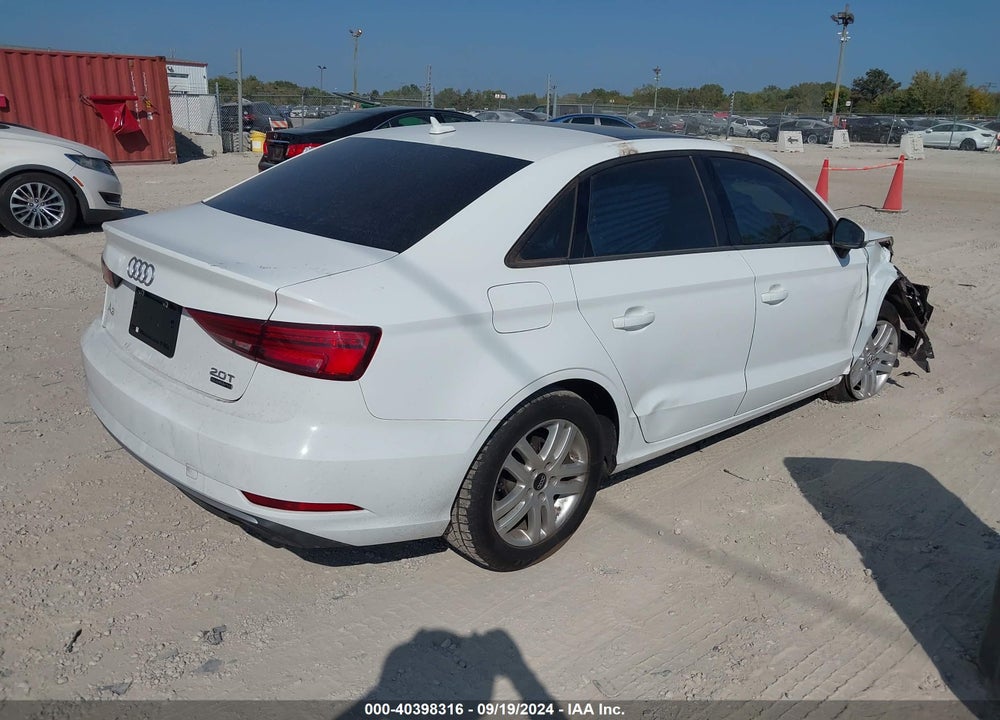 2017 AUDI A3 2.0T PREMIUM VIN: WAUB8GFF4H1043118