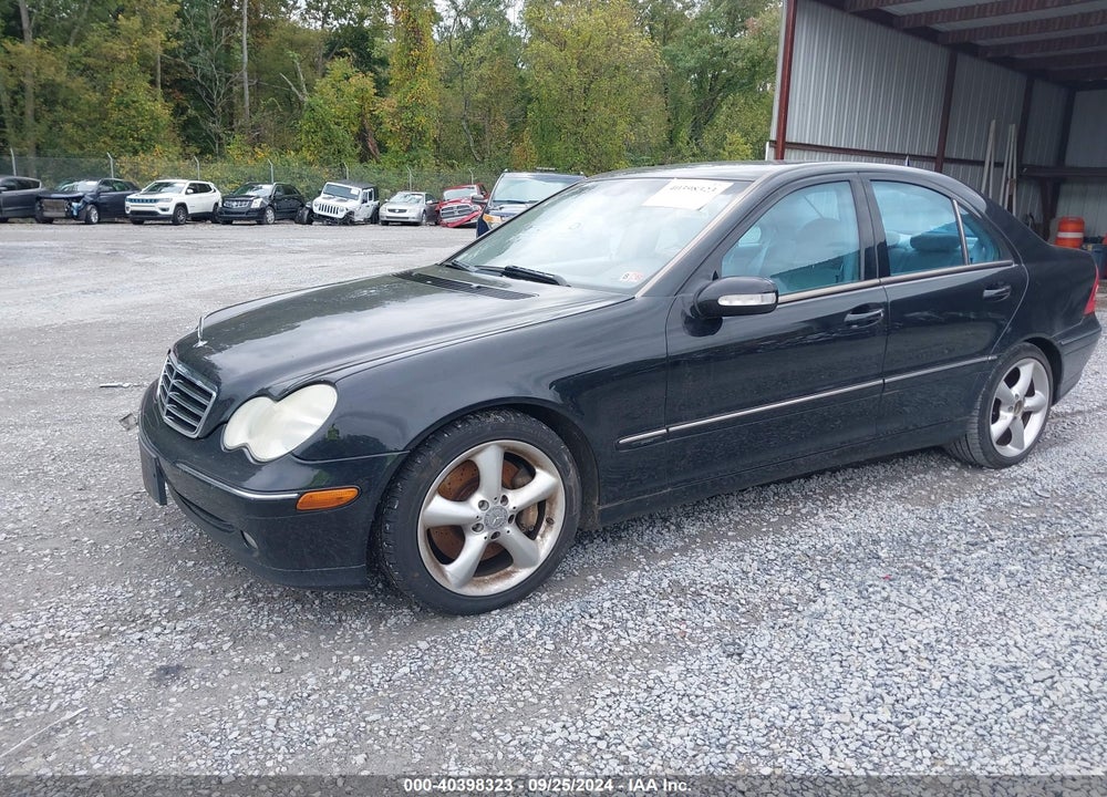 2004 MERCEDES-BENZ C 230 KOMPRESSOR SPORT/SPORT VIN: WDBRF40J04A617452