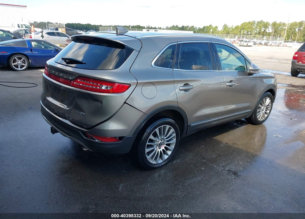 2016 LINCOLN MKC RESERVE VIN: 5LMCJ3D95GUJ12700
