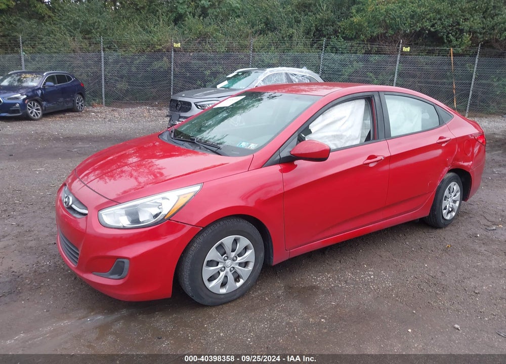 2017 HYUNDAI ACCENT SE VIN: KMHCT4AE6HU275524