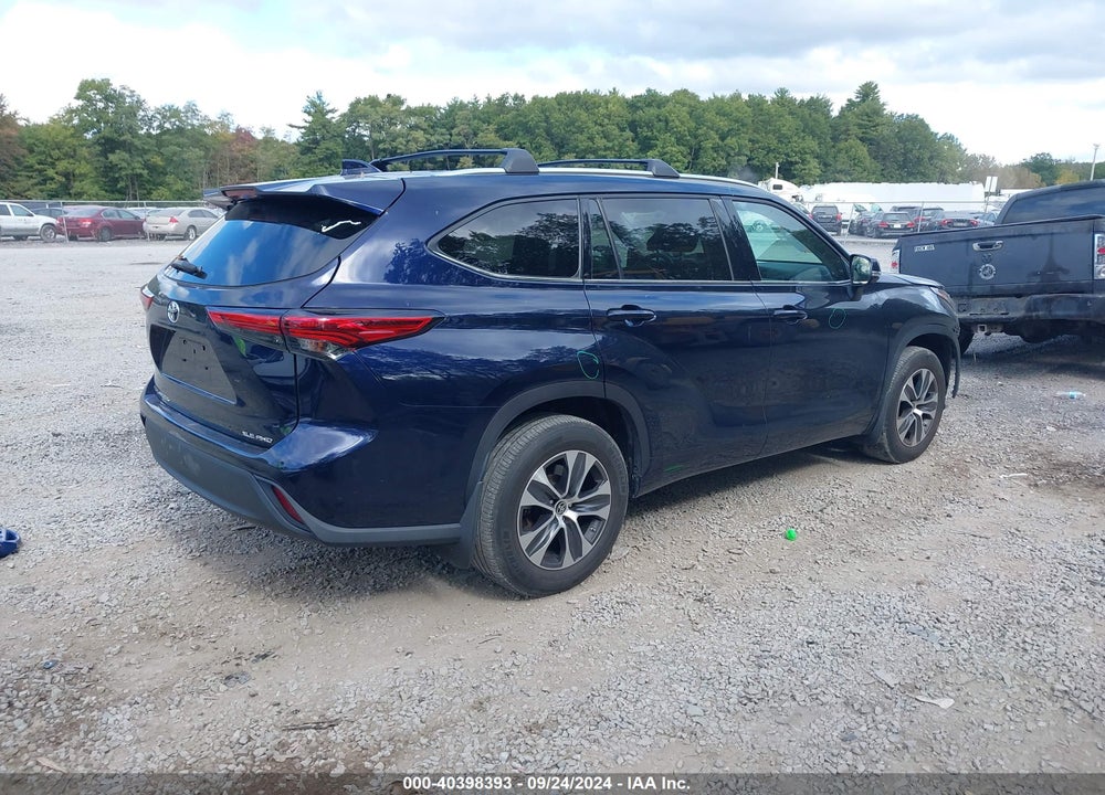2021 TOYOTA HIGHLANDER XLE VIN: 5TDGZRBH3MS112693