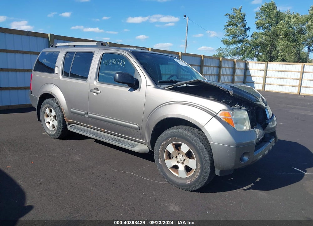 2005 NISSAN PATHFINDER XE VIN: 5N1AR18W95C751754