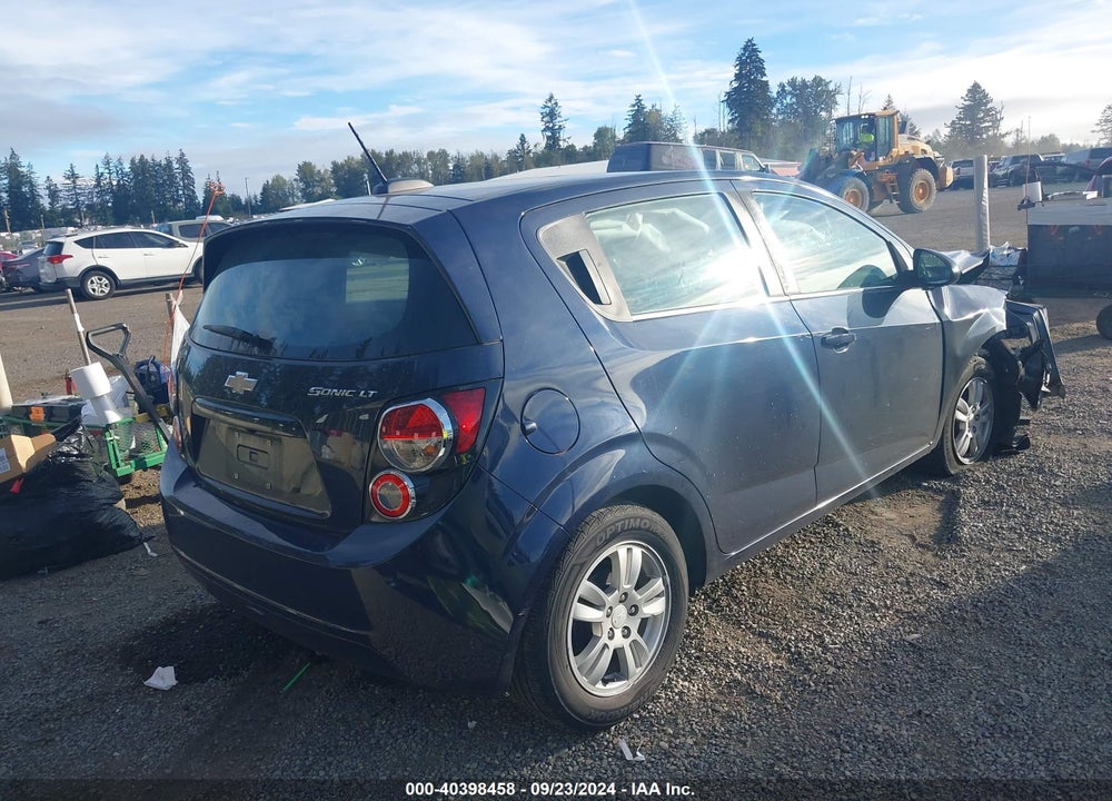 2016 CHEVROLET SONIC LT AUTO VIN: 1G1JC6SG2G4151698