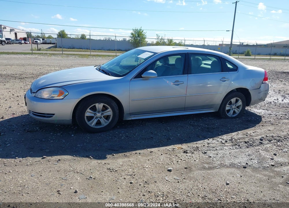 2012 CHEVROLET IMPALA LS VIN: 2G1WF5E32C1266453