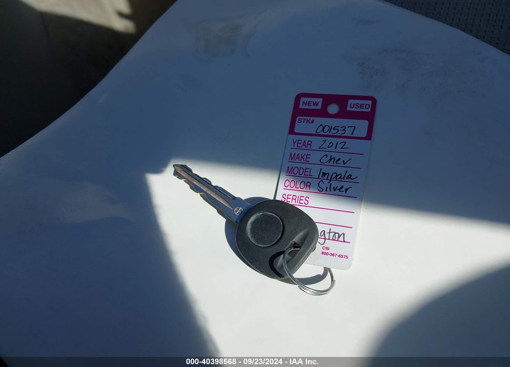 2012 CHEVROLET IMPALA LS VIN: 2G1WF5E32C1266453