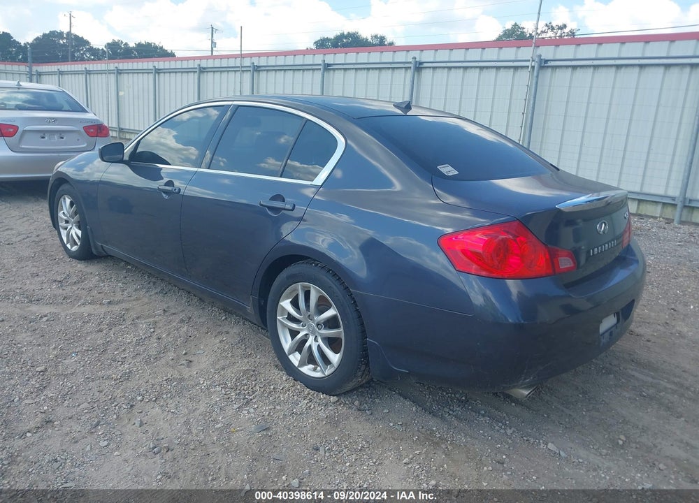 2009 INFINITI G37 JOURNEY VIN: JNKCV61E89M011487