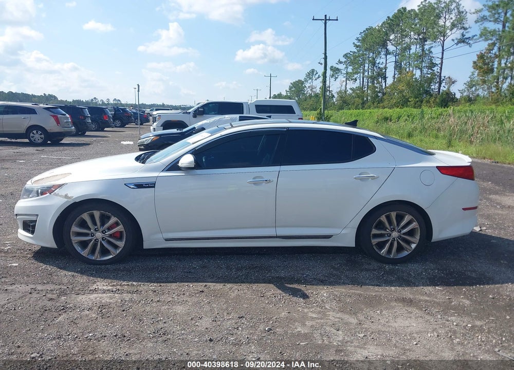 2015 KIA OPTIMA SXL TURBO VIN: 5XXGR4A66FG379852