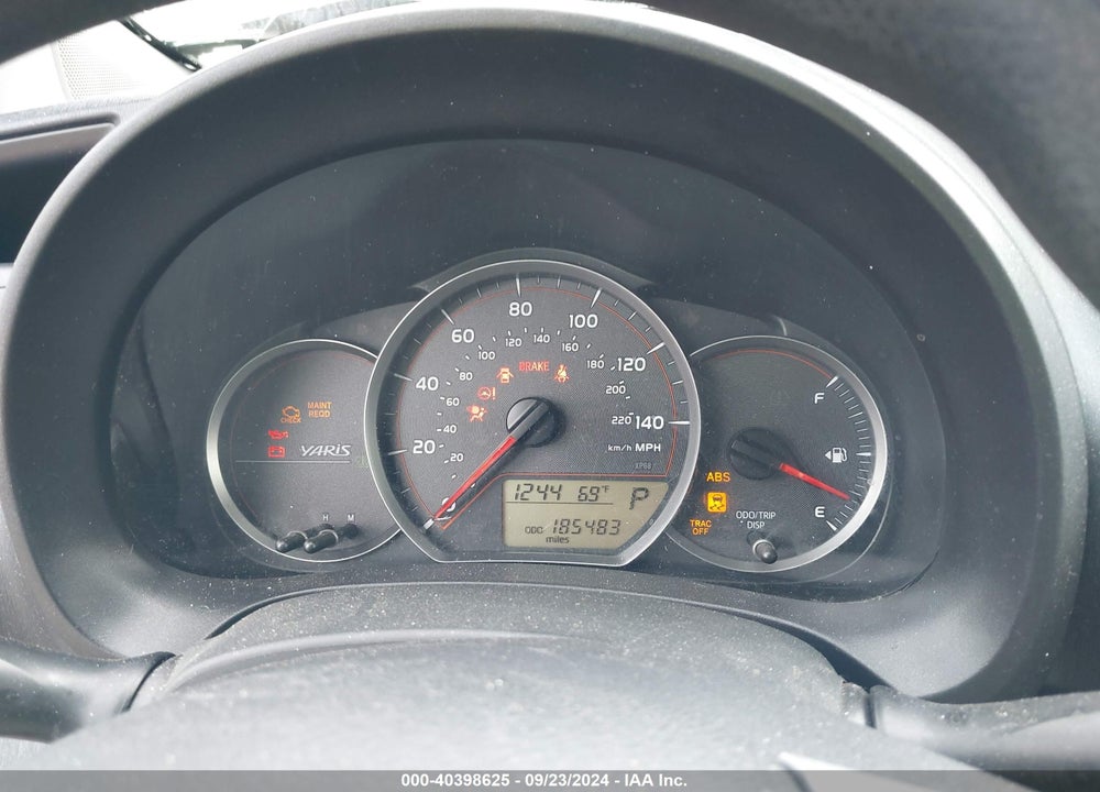 2012 TOYOTA YARIS LE VIN: JTDJTUD30CD539495