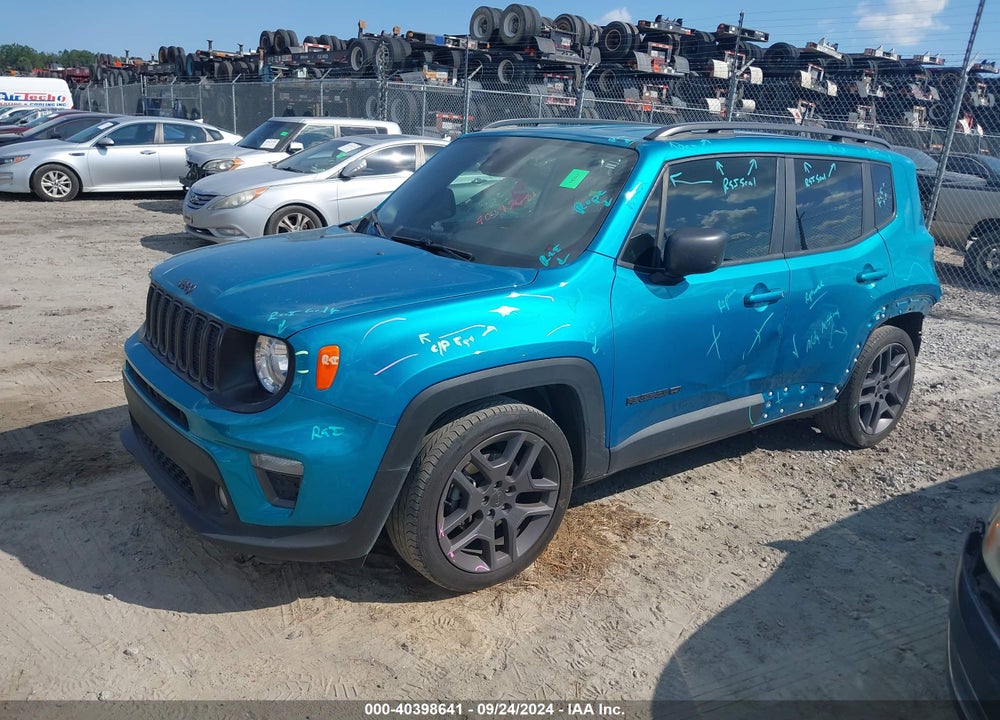 2021 JEEP RENEGADE LATITUDE FWD VIN: ZACNJCBB7MPM52107