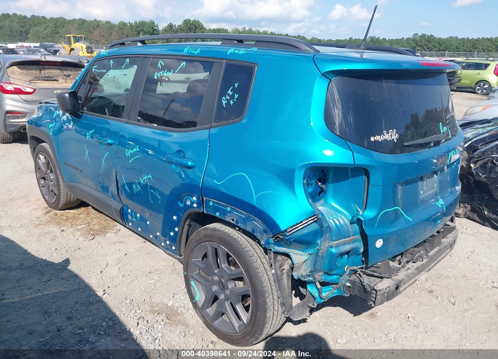 2021 JEEP RENEGADE LATITUDE FWD VIN: ZACNJCBB7MPM52107