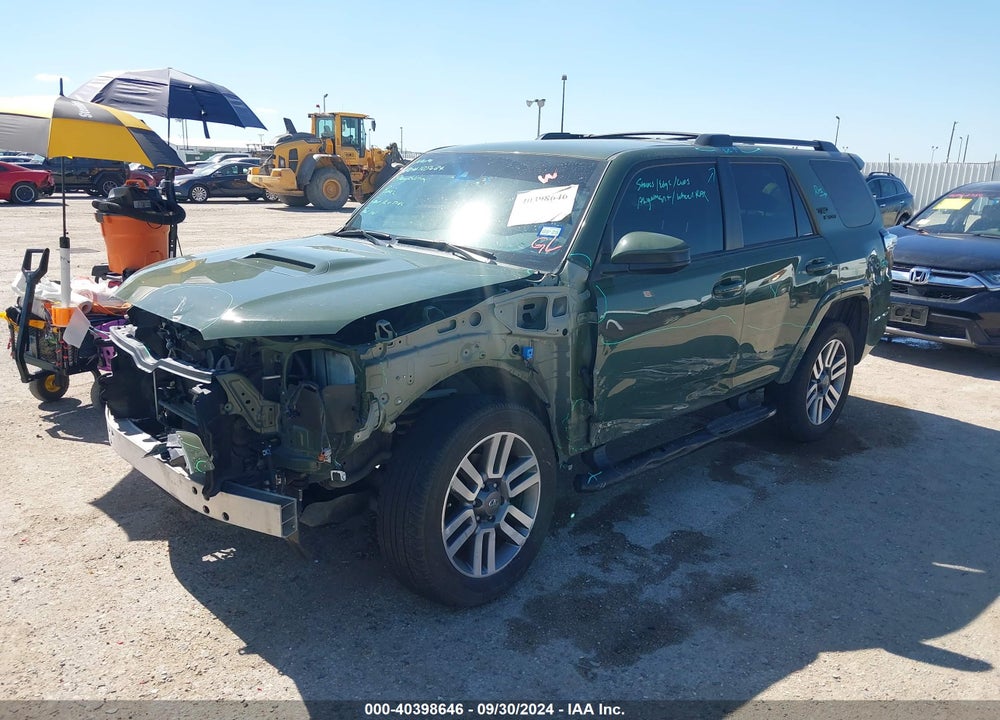 2022 TOYOTA 4RUNNER TRD SPORT VIN: JTEAU5JR7N5268083