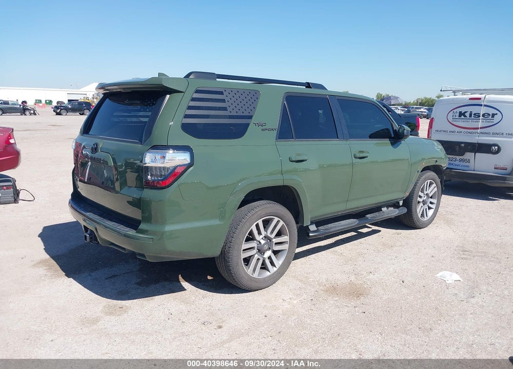 2022 TOYOTA 4RUNNER TRD SPORT VIN: JTEAU5JR7N5268083
