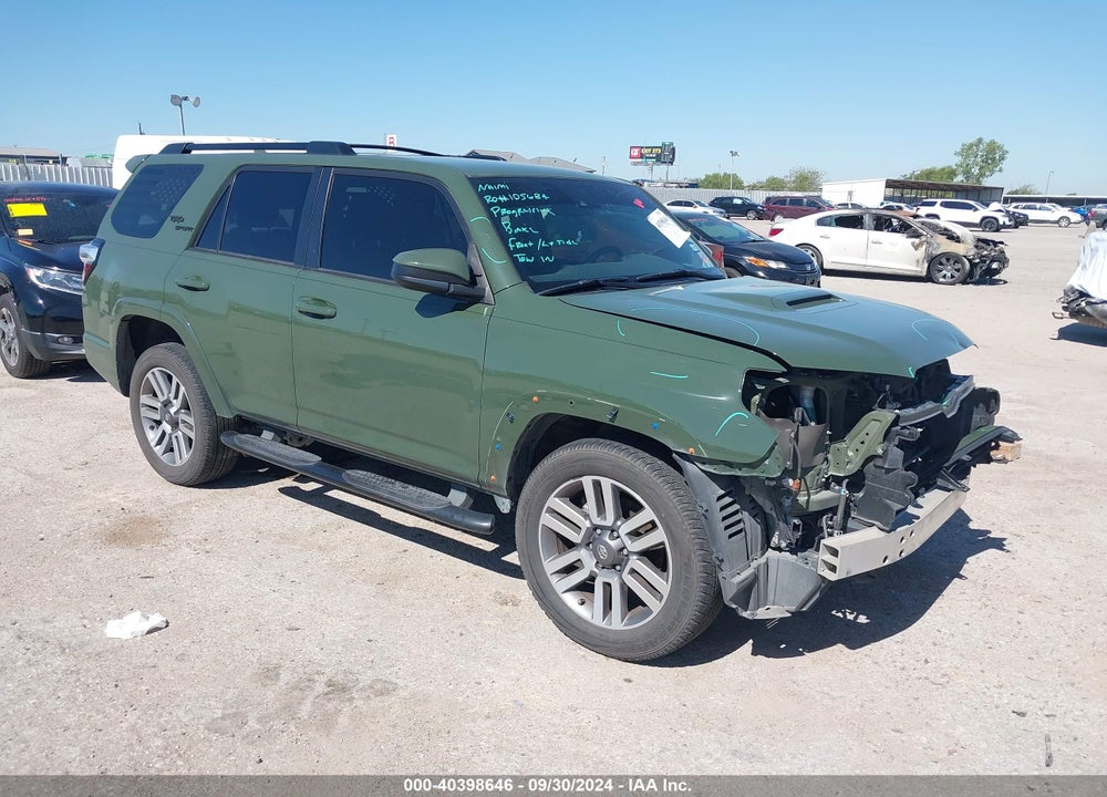 2022 TOYOTA 4RUNNER TRD SPORT VIN: JTEAU5JR7N5268083
