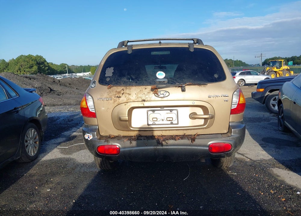 2004 HYUNDAI SANTA FE GLS VIN: KM8SC13D74U836824