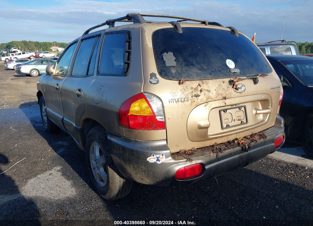 2004 HYUNDAI SANTA FE GLS VIN: KM8SC13D74U836824