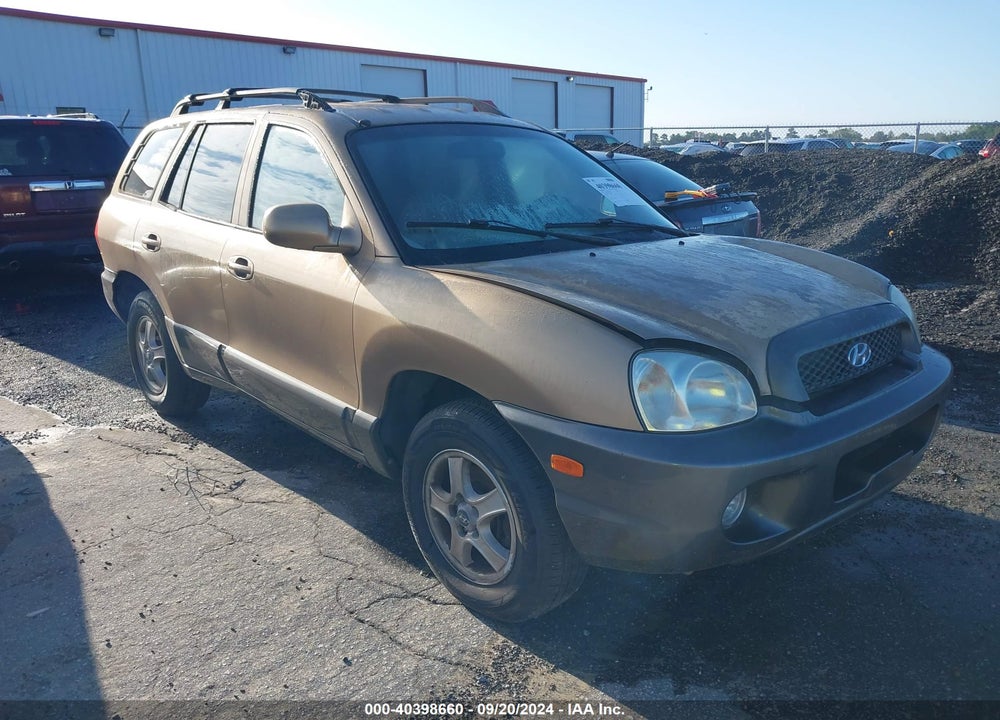 2004 HYUNDAI SANTA FE GLS VIN: KM8SC13D74U836824