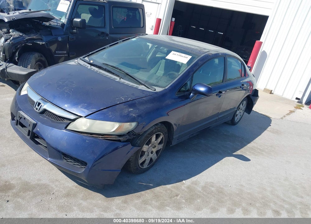 2009 HONDA CIVIC LX VIN: 19XFA16529E006564