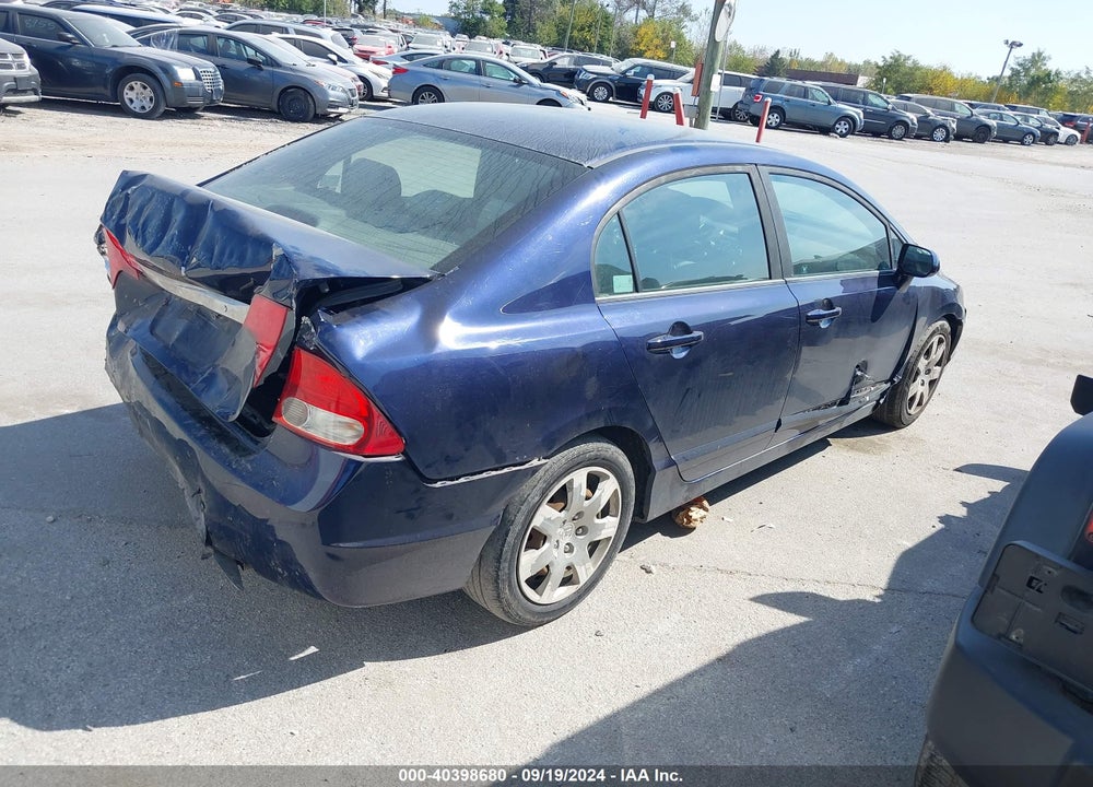 2009 HONDA CIVIC LX VIN: 19XFA16529E006564