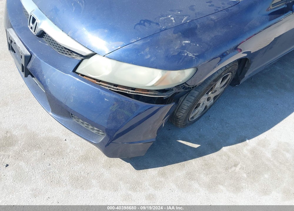 2009 HONDA CIVIC LX VIN: 19XFA16529E006564