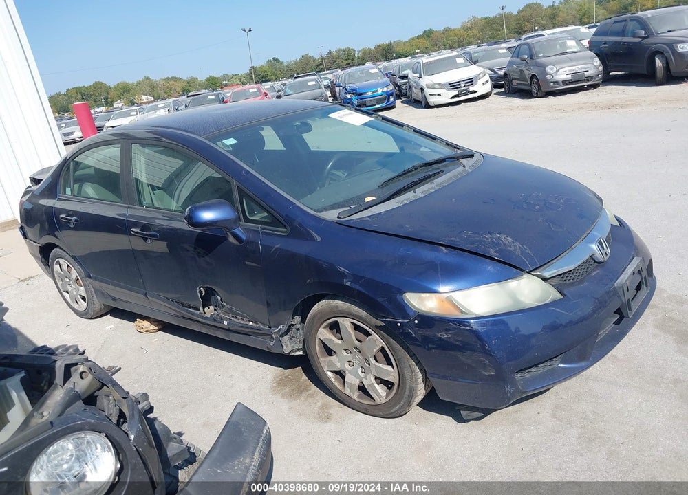 2009 HONDA CIVIC LX VIN: 19XFA16529E006564