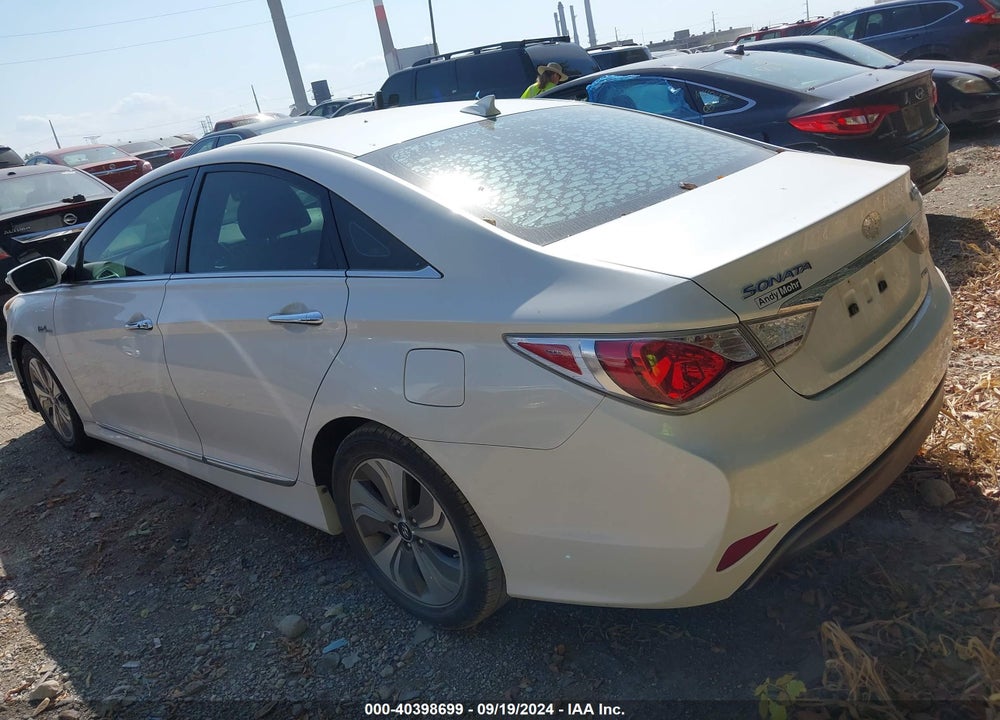 2014 HYUNDAI SONATA HYBRID LIMITED VIN: KMHEC4A49EA112623