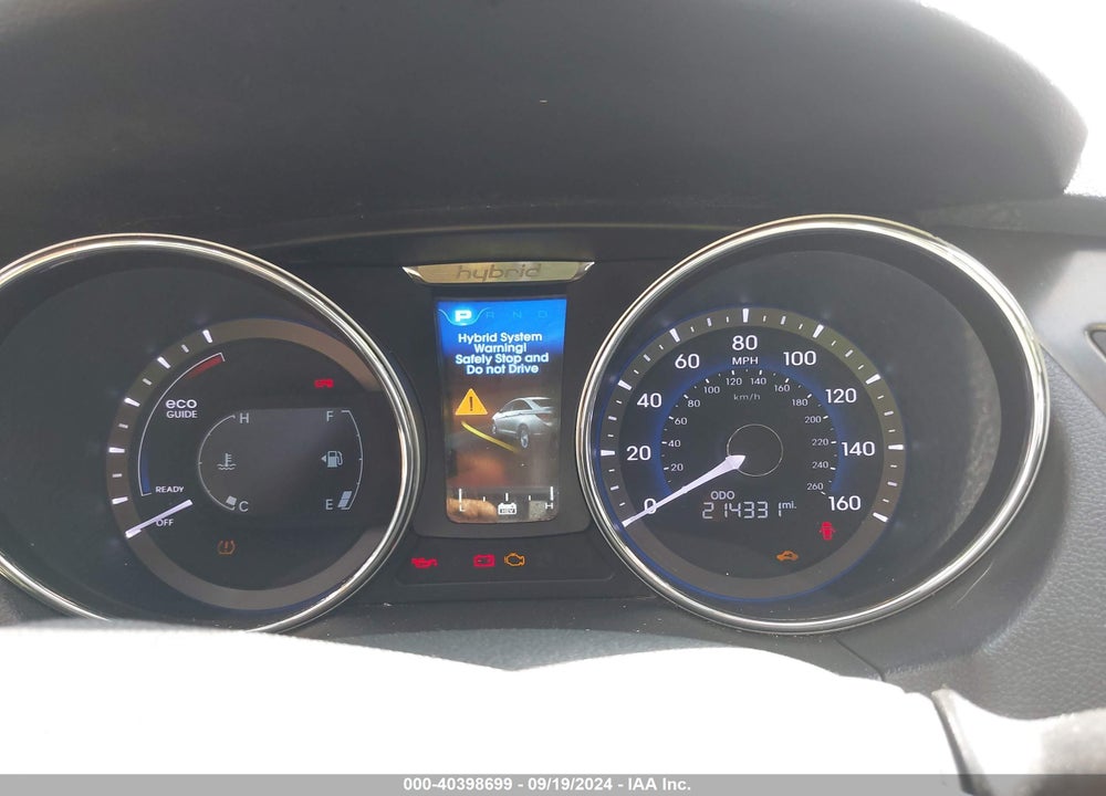 2014 HYUNDAI SONATA HYBRID LIMITED VIN: KMHEC4A49EA112623