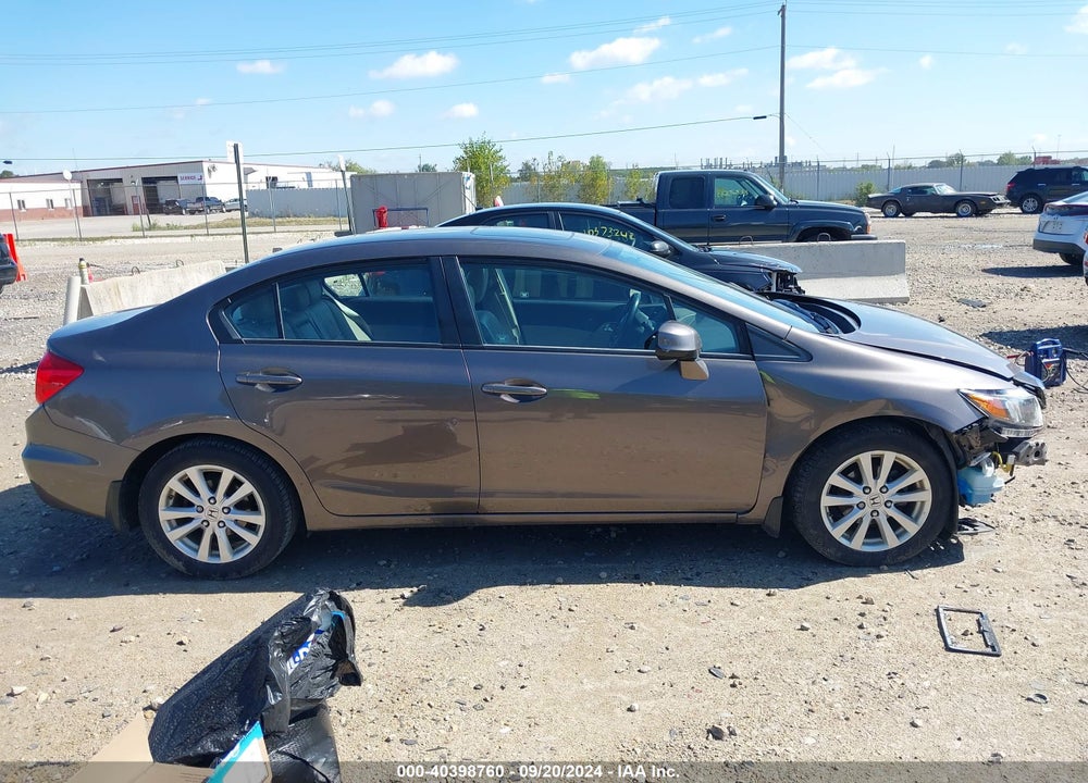 2012 HONDA CIVIC EX-L VIN: 19XFB2F92CE300639