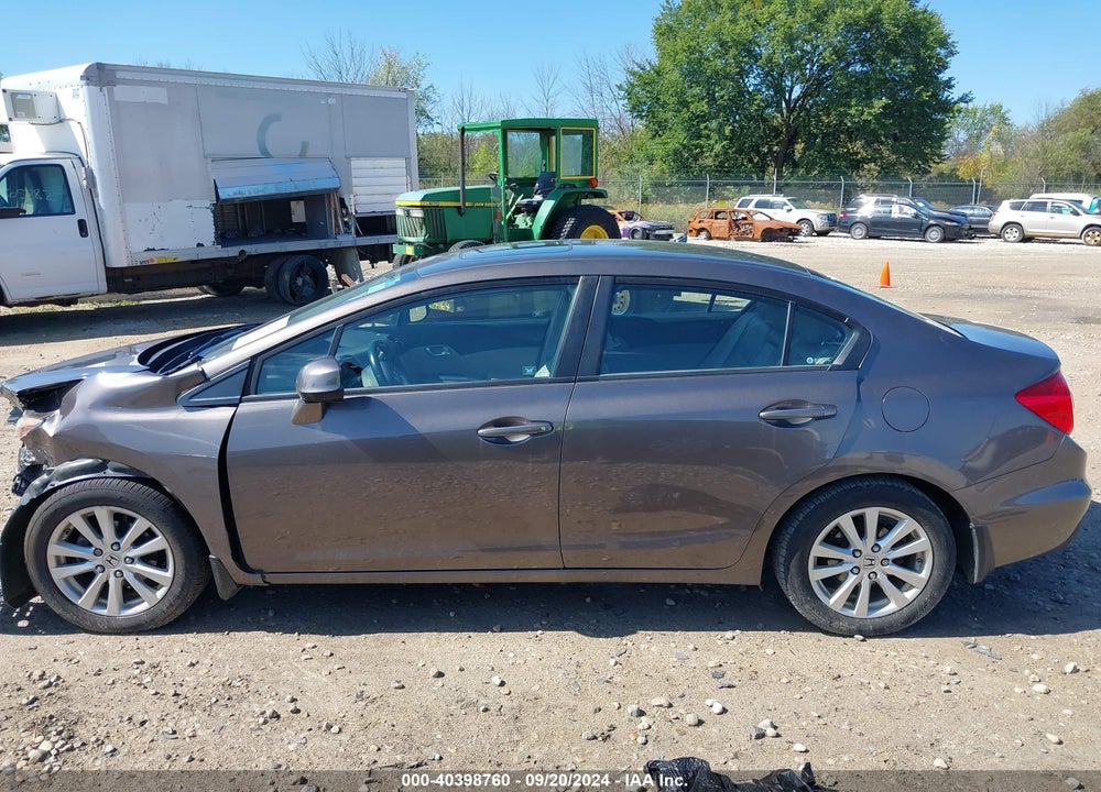 2012 HONDA CIVIC EX-L VIN: 19XFB2F92CE300639