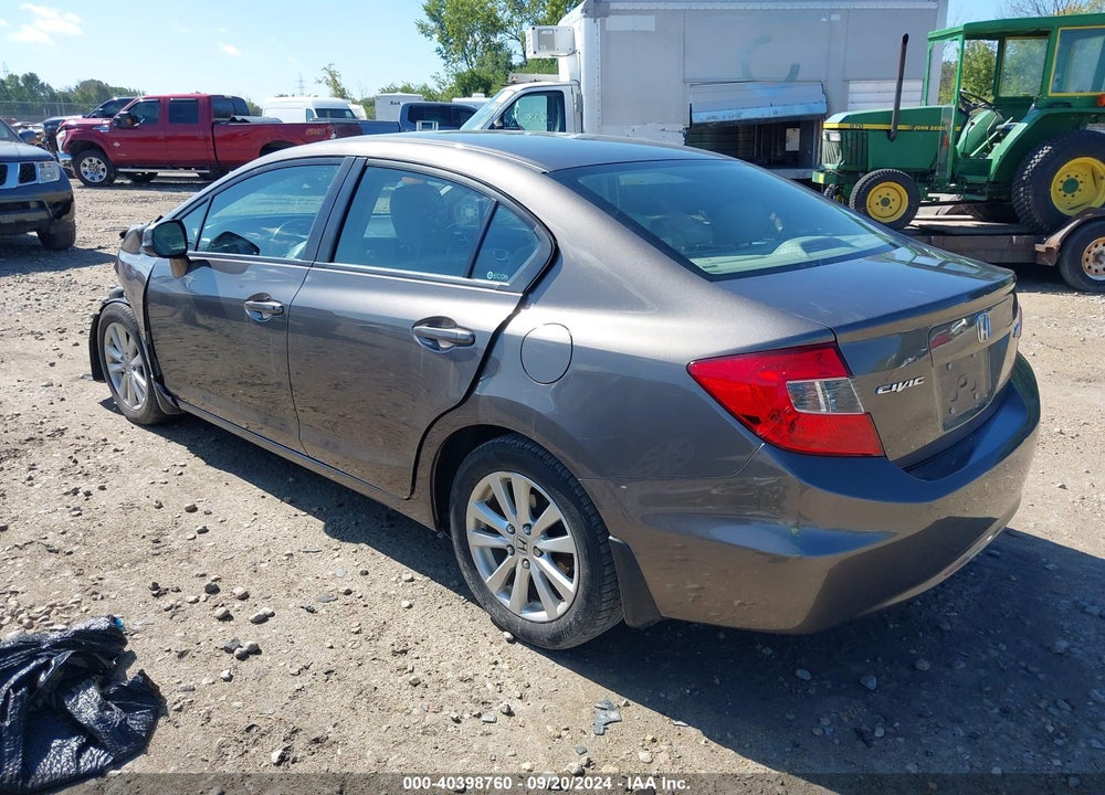 2012 HONDA CIVIC EX-L VIN: 19XFB2F92CE300639
