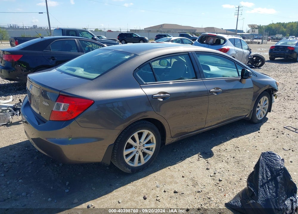 2012 HONDA CIVIC EX-L VIN: 19XFB2F92CE300639