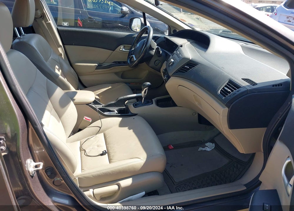 2012 HONDA CIVIC EX-L VIN: 19XFB2F92CE300639