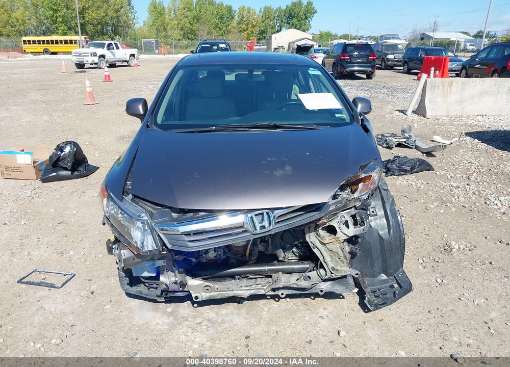 2012 HONDA CIVIC EX-L VIN: 19XFB2F92CE300639