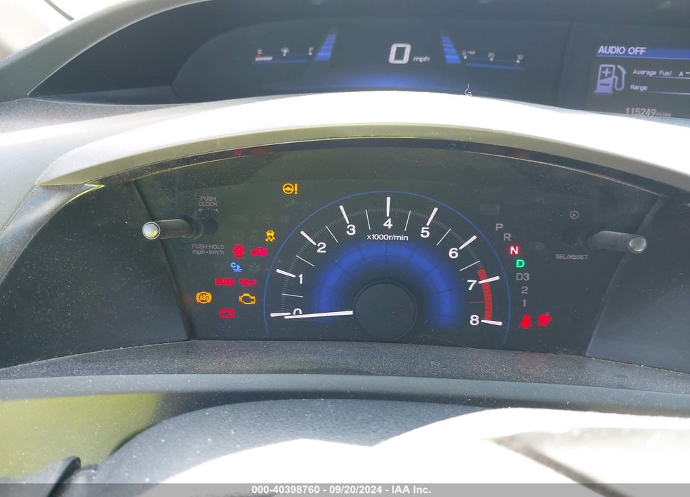 2012 HONDA CIVIC EX-L VIN: 19XFB2F92CE300639