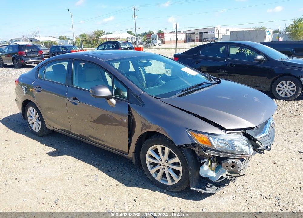 2012 HONDA CIVIC EX-L VIN: 19XFB2F92CE300639