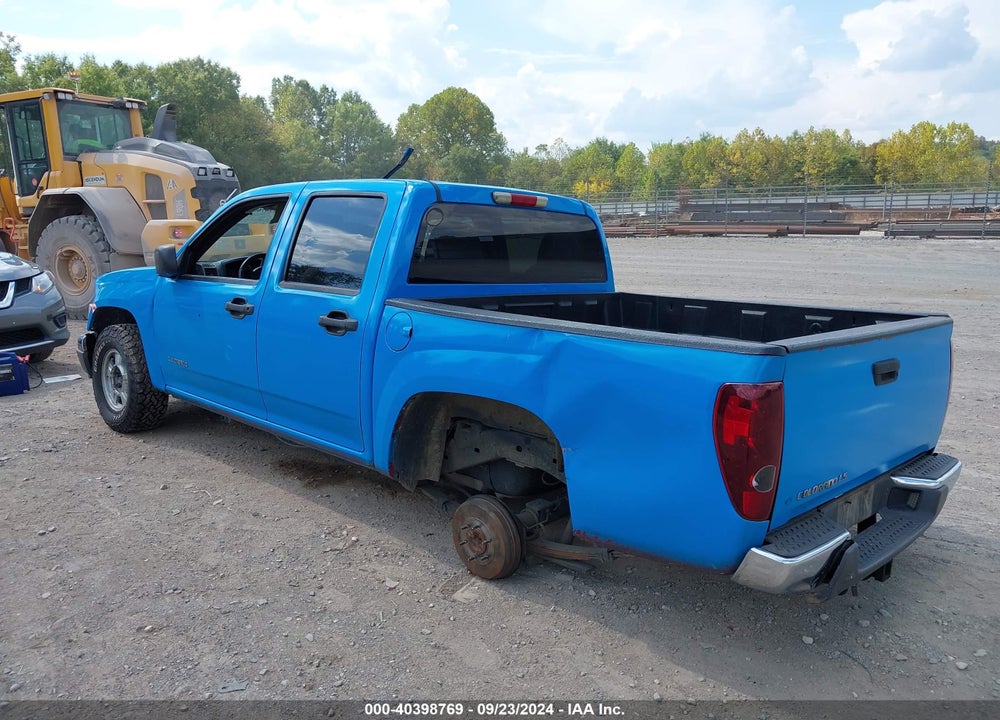 2005 CHEVROLET COLORADO LS VIN: 1GCCS136758156252