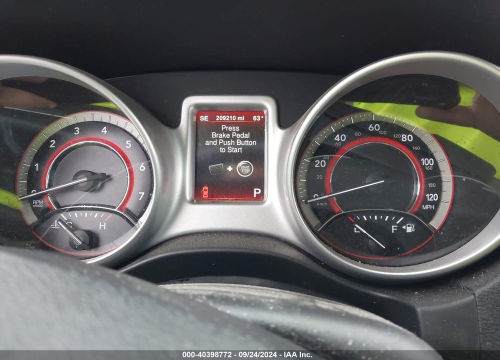 2014 DODGE JOURNEY SXT VIN: 3C4PDCBB2ET166520