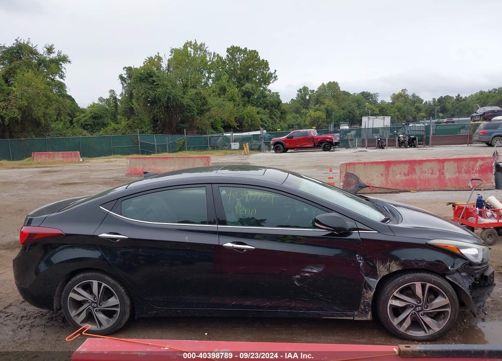 2014 HYUNDAI ELANTRA LIMITED VIN: 5NPDH4AE3EH470786