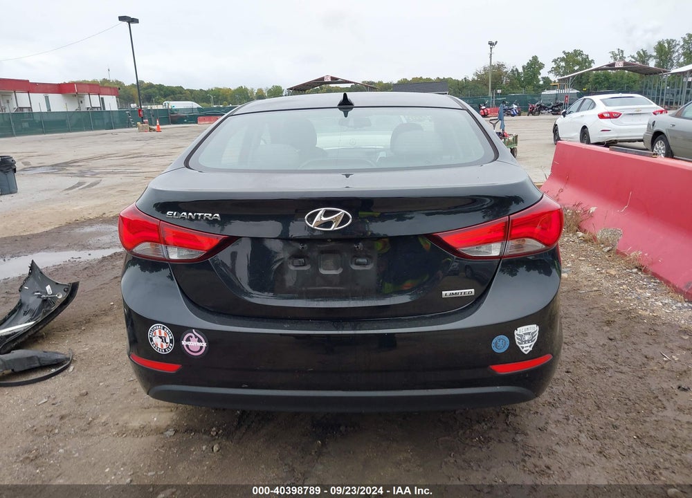2014 HYUNDAI ELANTRA LIMITED VIN: 5NPDH4AE3EH470786