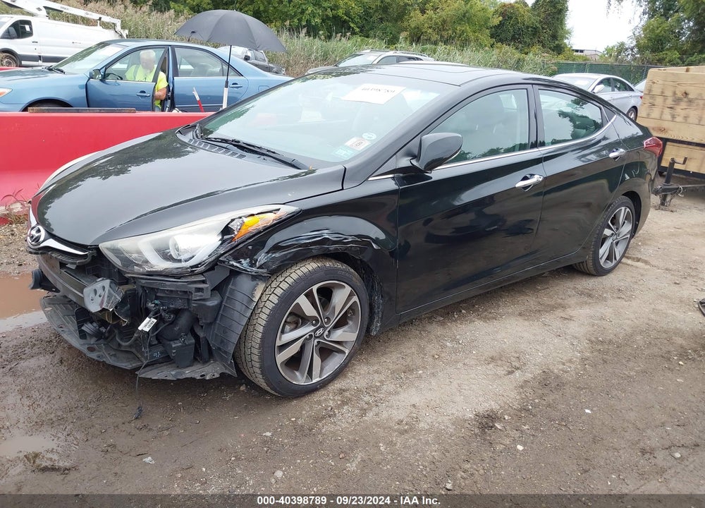 2014 HYUNDAI ELANTRA LIMITED VIN: 5NPDH4AE3EH470786