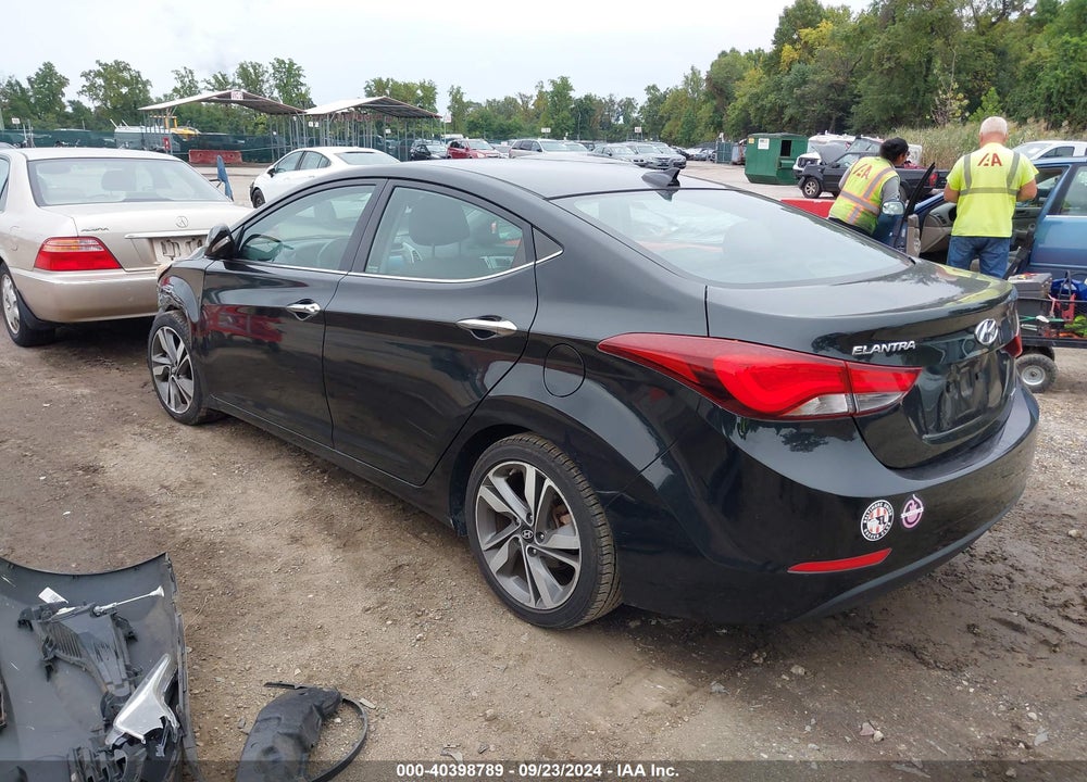 2014 HYUNDAI ELANTRA LIMITED VIN: 5NPDH4AE3EH470786