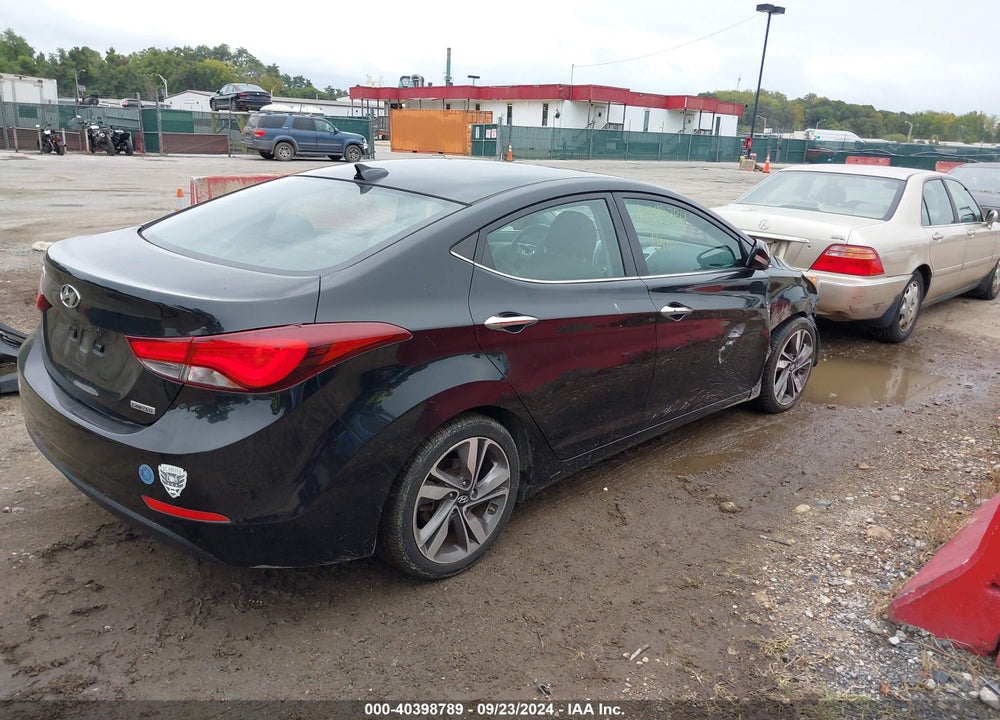2014 HYUNDAI ELANTRA LIMITED VIN: 5NPDH4AE3EH470786