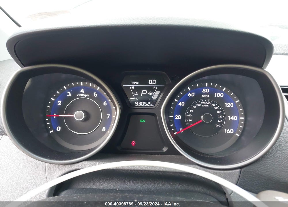 2014 HYUNDAI ELANTRA LIMITED VIN: 5NPDH4AE3EH470786