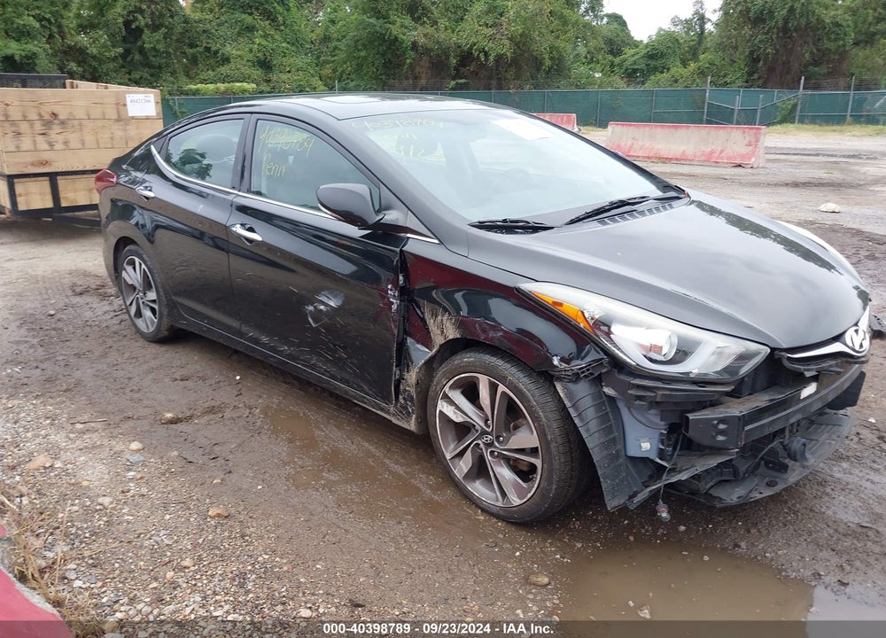 2014 HYUNDAI ELANTRA LIMITED VIN: 5NPDH4AE3EH470786
