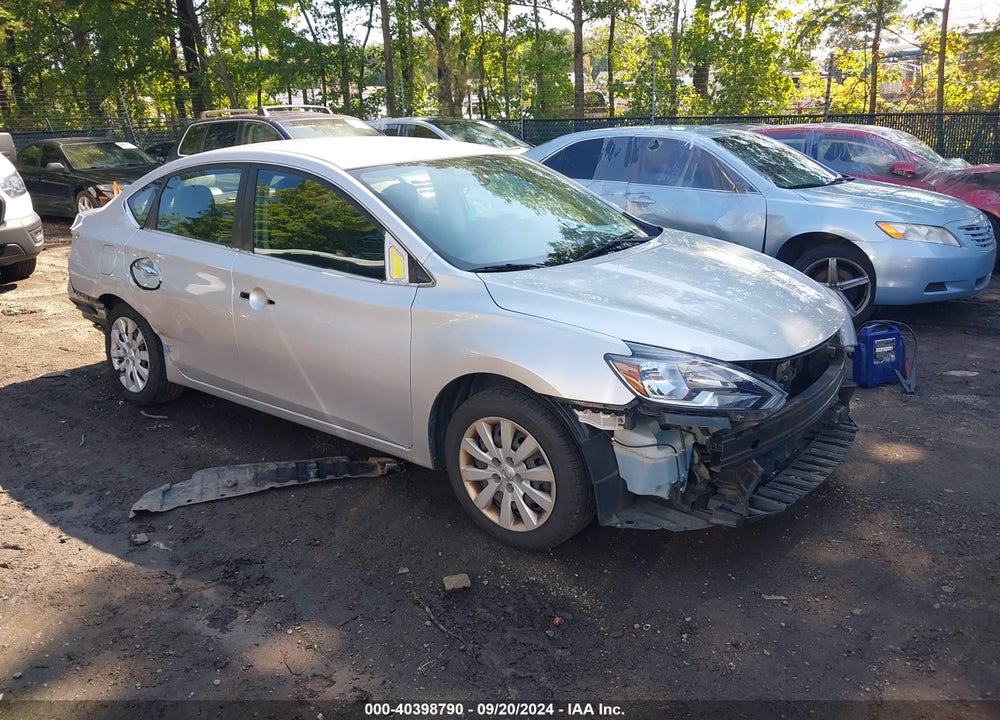 2019 NISSAN SENTRA S VIN: 3N1AB7AP8KY268812