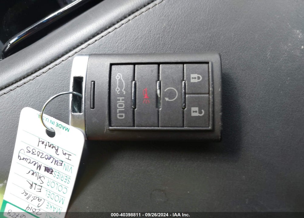 2014 CADILLAC ELR STANDARD VIN: 1G6RR1E41EU602035
