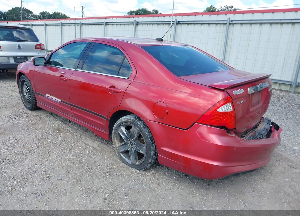 2010 FORD FUSION SPORT VIN: 3FAHP0KCXAR381143
