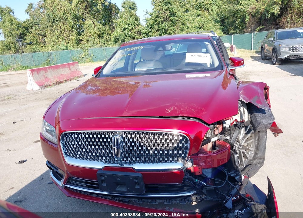 2017 LINCOLN CONTINENTAL SELECT VIN: 1LN6L9TP8H5605540