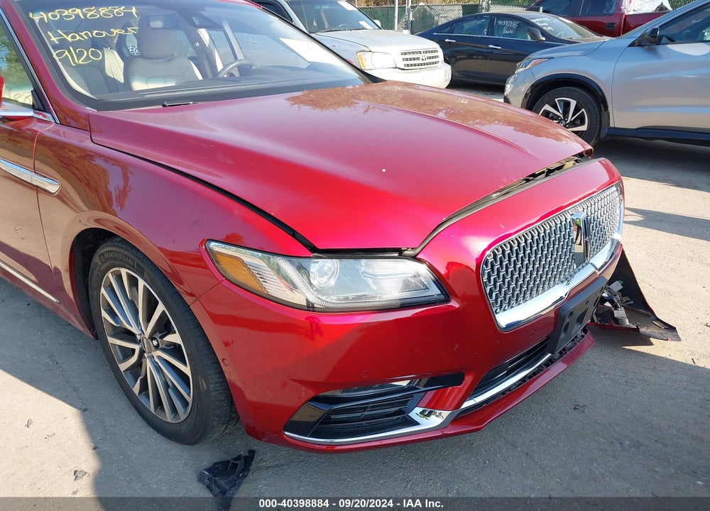 2017 LINCOLN CONTINENTAL SELECT VIN: 1LN6L9TP8H5605540