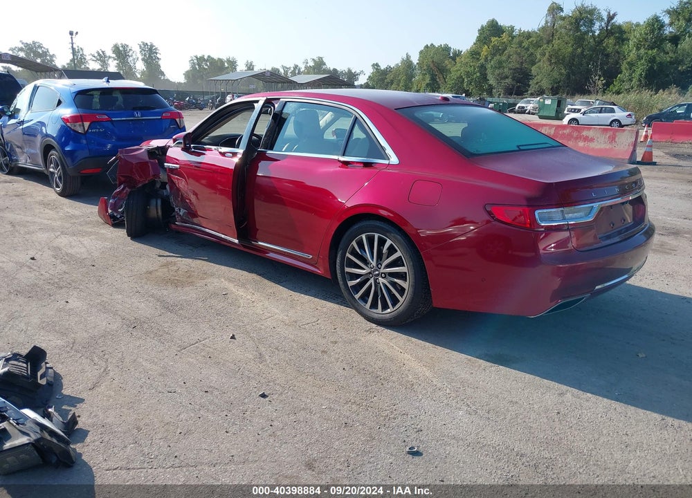 2017 LINCOLN CONTINENTAL SELECT VIN: 1LN6L9TP8H5605540